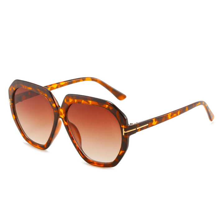 Fashion-Forward Oversized Hexagonal Sunglasses Kalsten