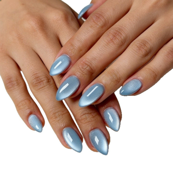 Stiletto Press-On Nail Set with Glossy Gradient Finish Kalsten