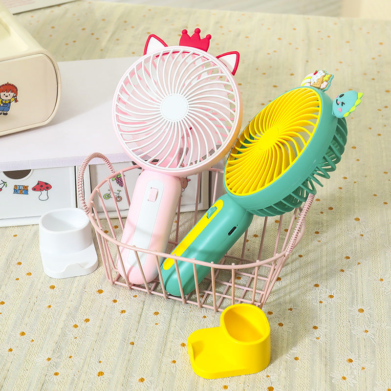 Women Portable Handheld Fan with Playful Animal Design Kalsten