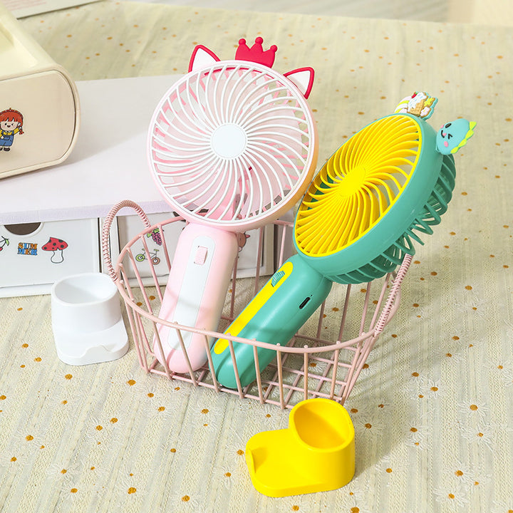 Women Portable Handheld Fan with Playful Animal Design Kalsten