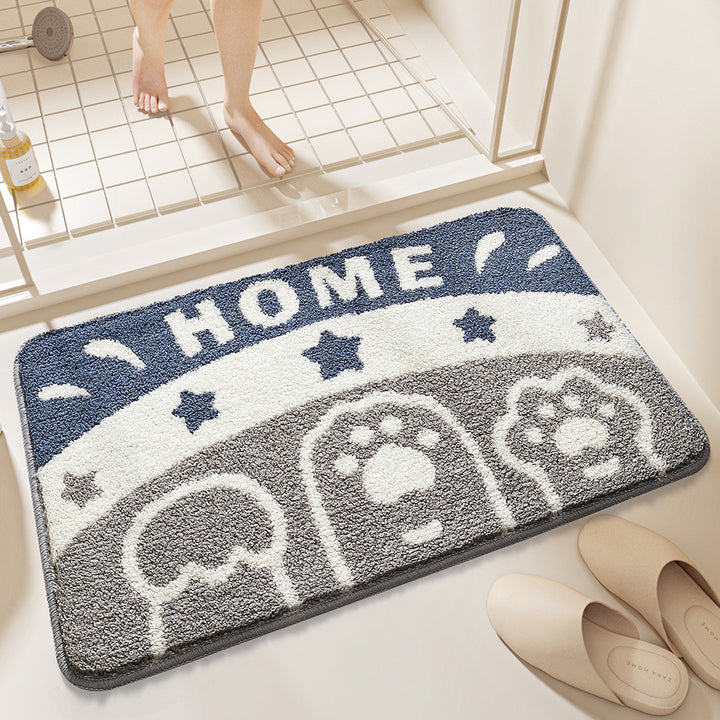 Plush Bunny-Themed Bath Mat Kalsten