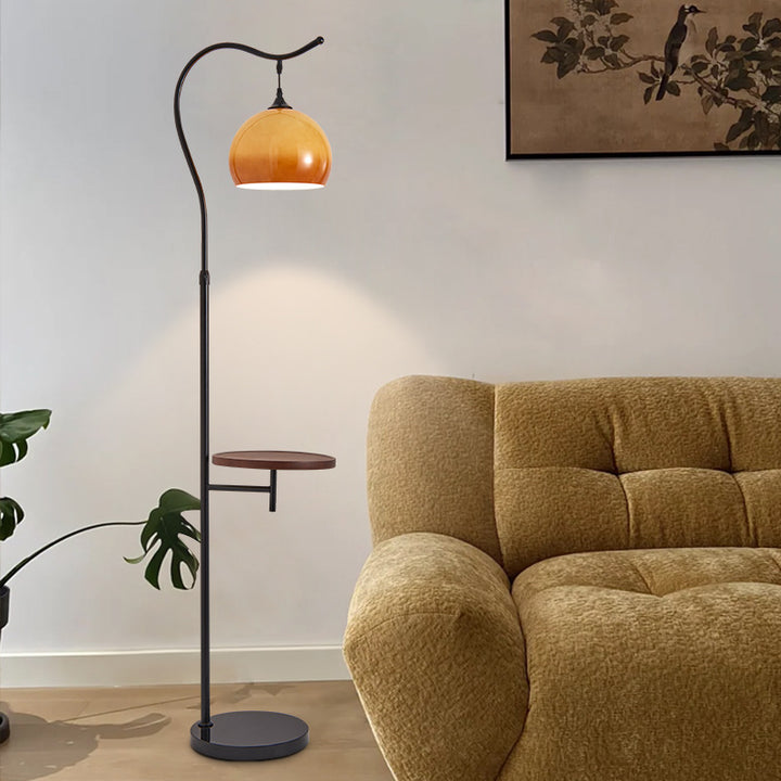 Modern Stylish Floor Lamp with Side Table