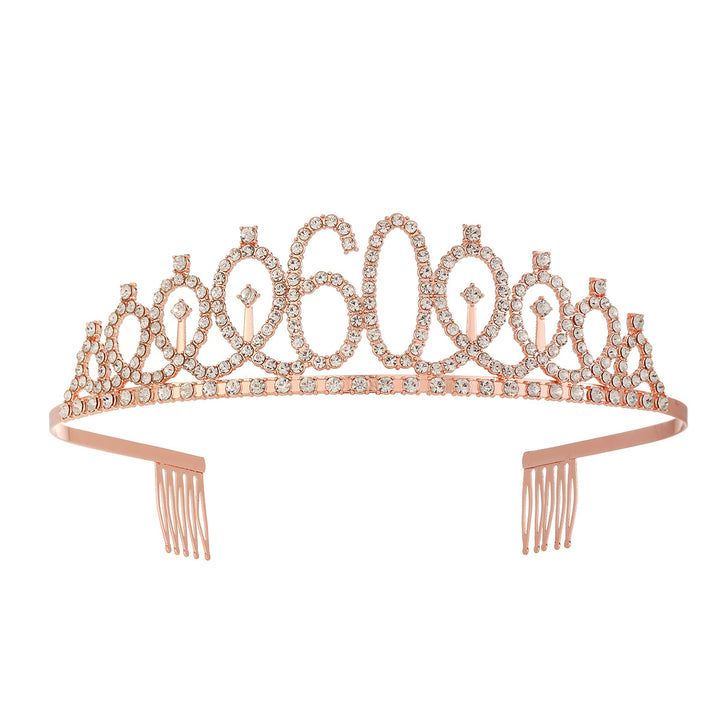 Women's Crystal-Embellished Tiara with Elegant Design Kalsten