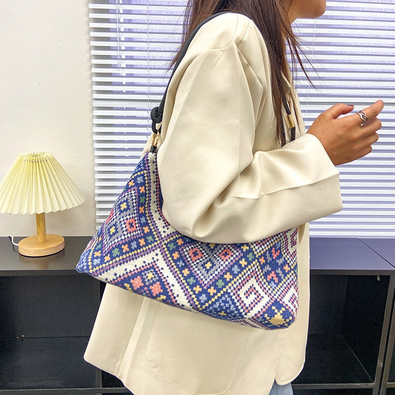 Fun Patterned Crossbody Handbag