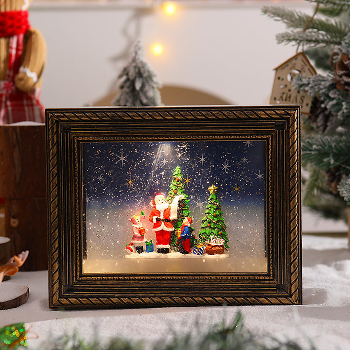 Decorative Christmas motif with snowmen Kalsten
