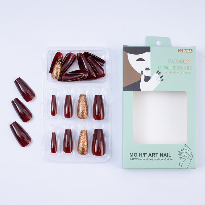Glamorous Artificial Nail Set Kalsten