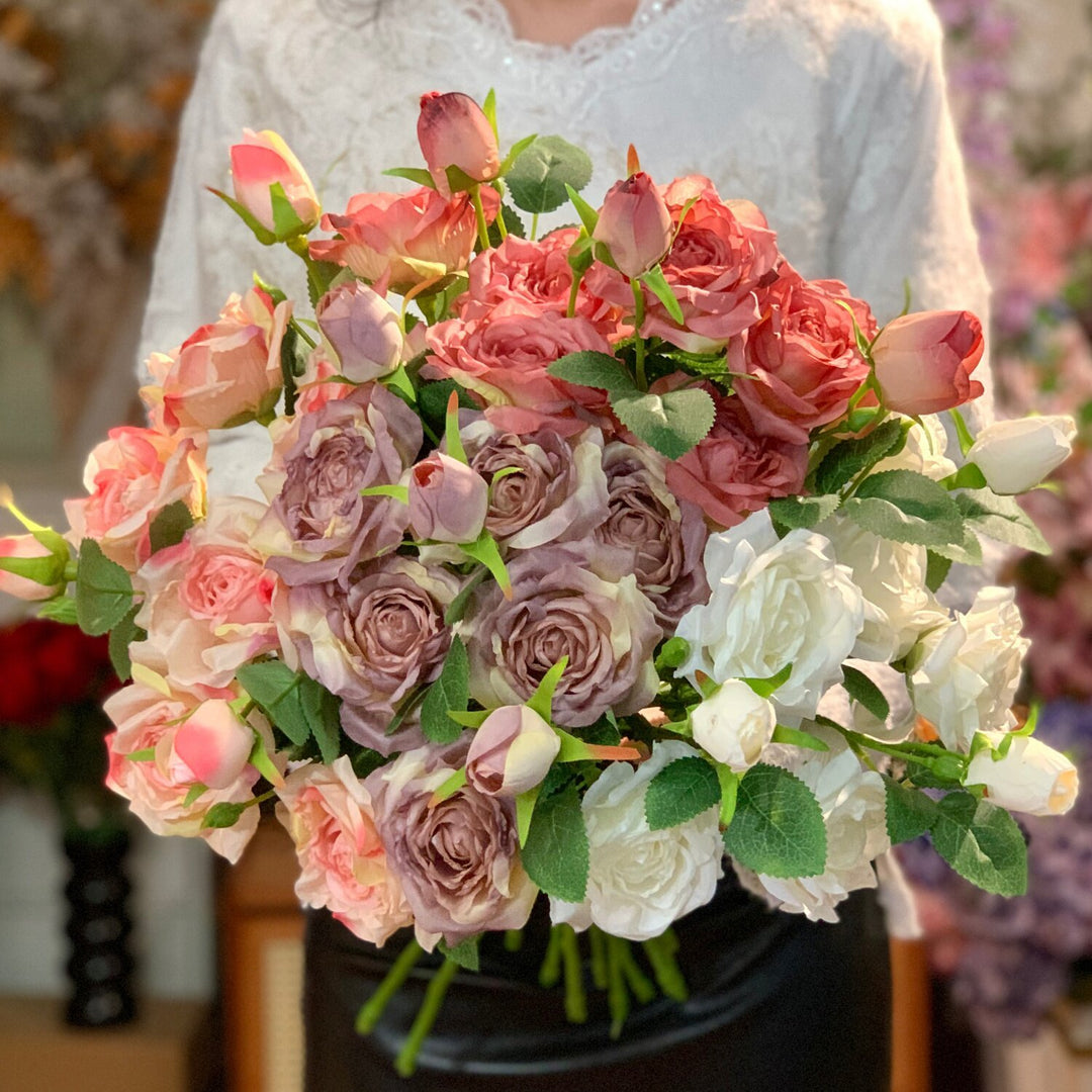 Elegant Faux Rose Stem