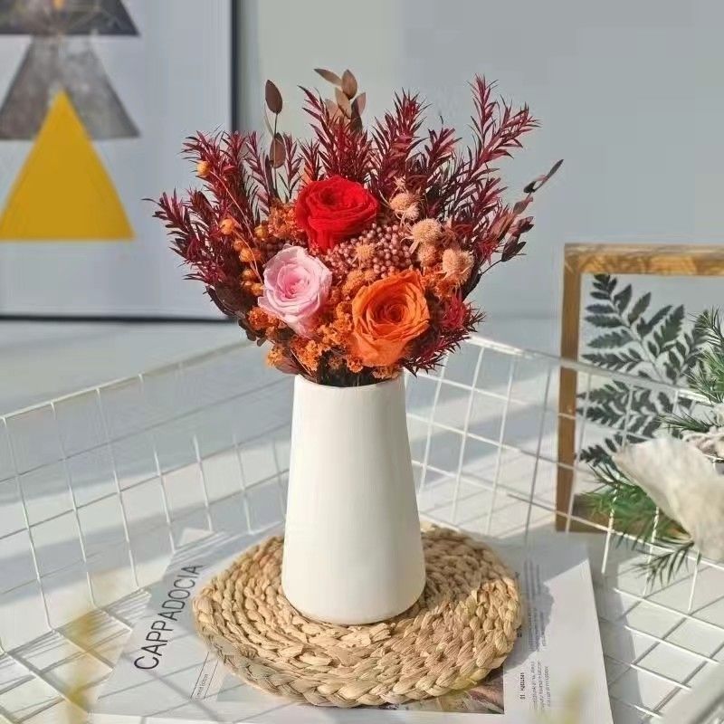 Elegant Decorative Faux Floral Arrangement