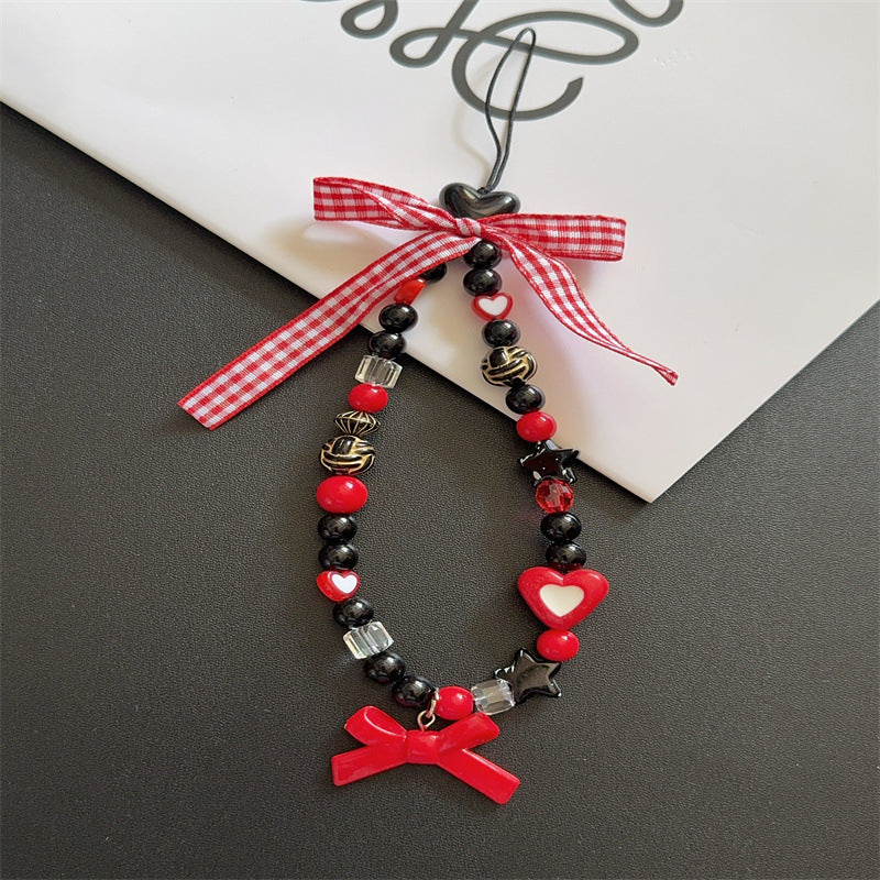 Heart-Themed Beaded Accessory Kalsten