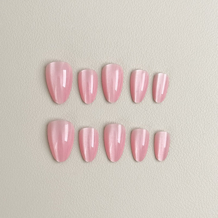 Elegant Artificial Nails with High Gloss Finish Kalsten