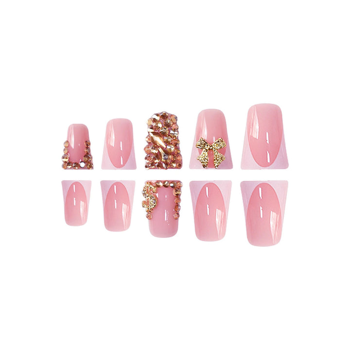 Decorative Long Press-On Nail Set Kalsten