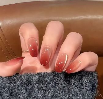 Artistic Heart Pattern Nail Art Extensions Kalsten