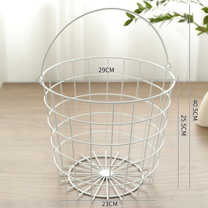 Unisex wire basket with ergonomic carrying lid Kalsten