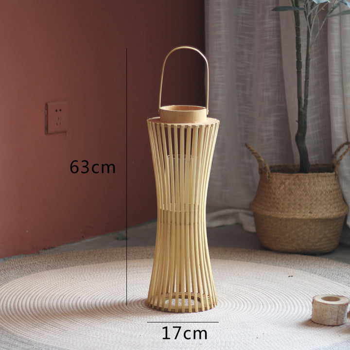 Modern lantern with braided design Kalsten