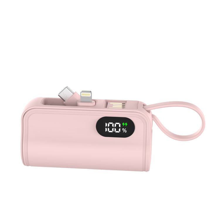 Portable power bank with multifunctional charging cable and digital display Kalsten