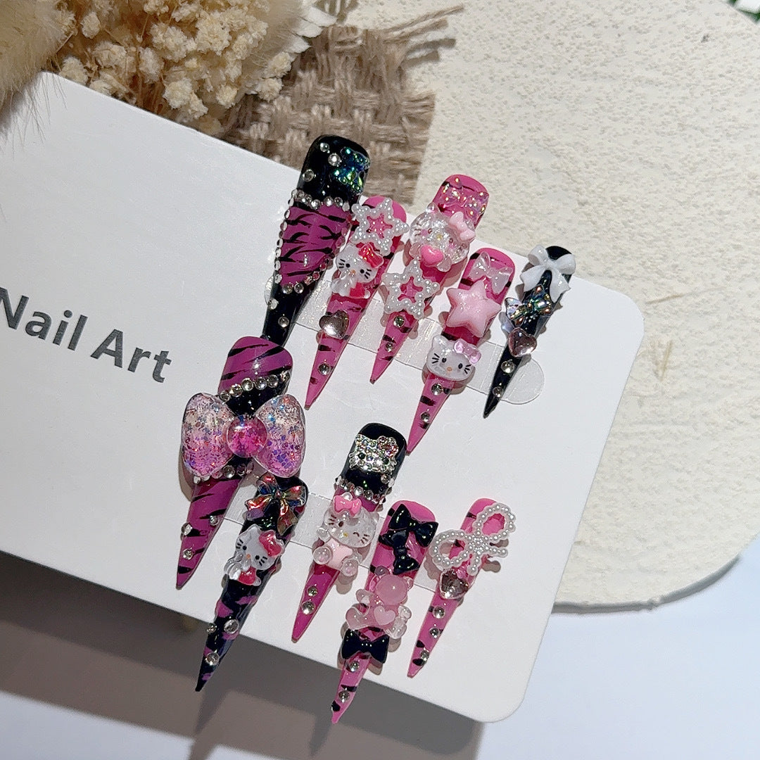 Decorative Press-On Nail Art Kit