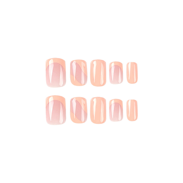 Gel Nails with Elegant Design Kalsten