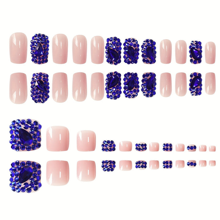 Glamorous Rhinestone Nail Art Kalsten