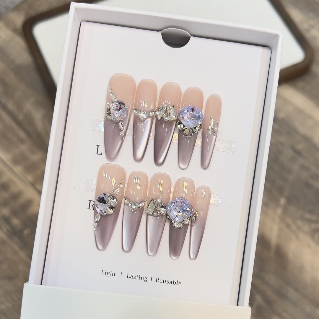 Glamorous Press-On Nail Art Set Kalsten