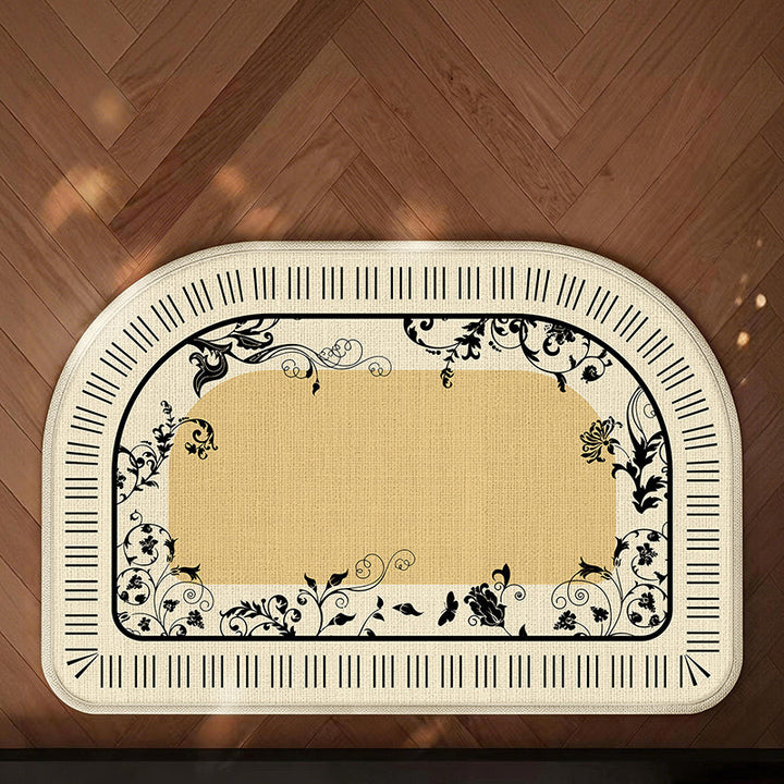Non-Slip Geometric Pattern Kitchen Mat