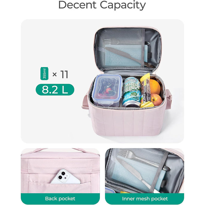 Insulated lunch and cooler bag with durable carrying handle Kalsten