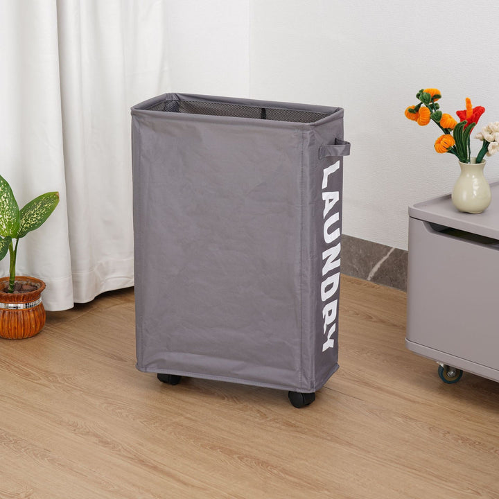 Laundry basket with wheels Kalsten