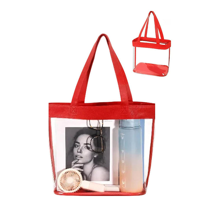 Transparent tote bag with removable interior compartment Kalsten