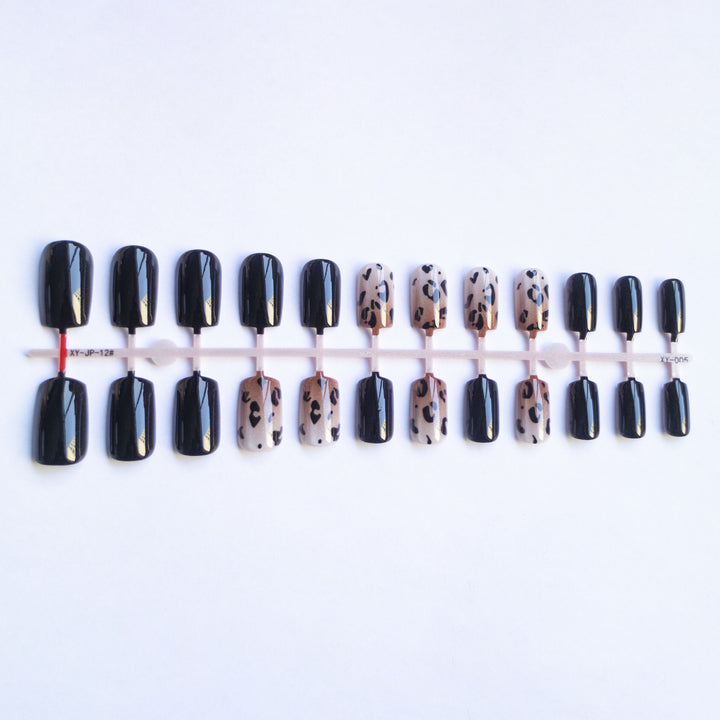 Artistic Leopard Print Acrylic Nail Art Kit