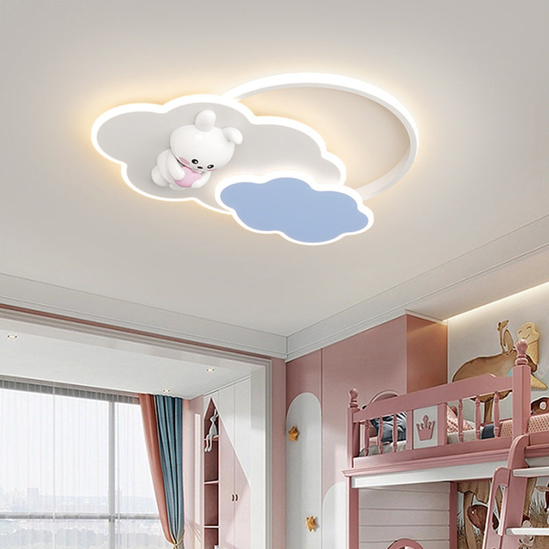 Cloud-Shaped Kids Ceiling Light