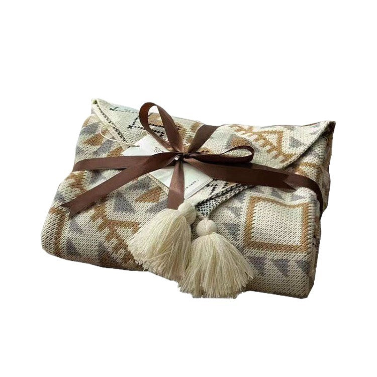 Cozy Patterned Throw Blanket Kalsten