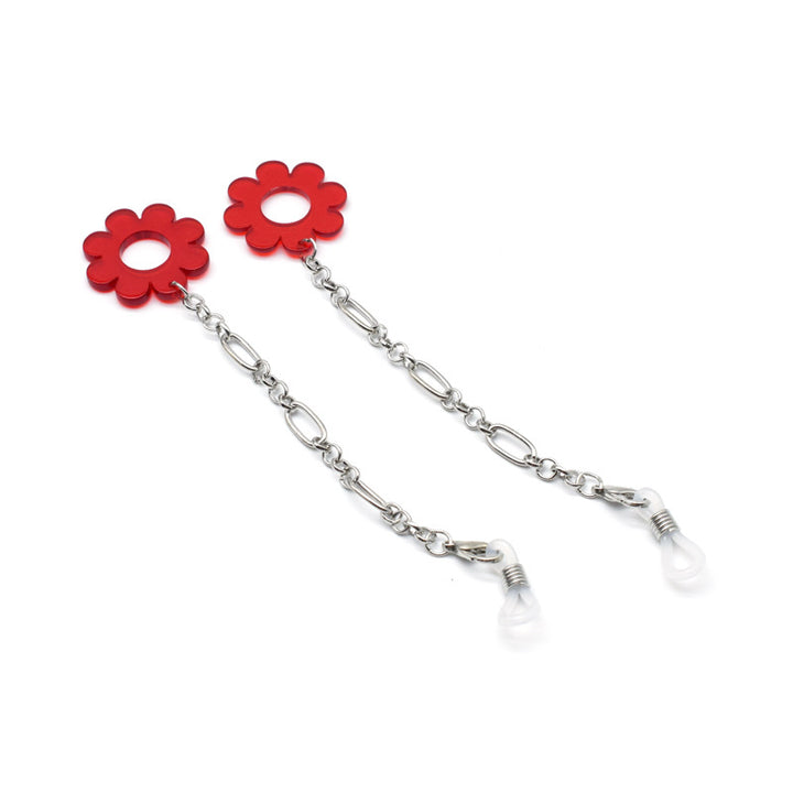 Flower-Patterned Eyewear Retainer Chain Kalsten