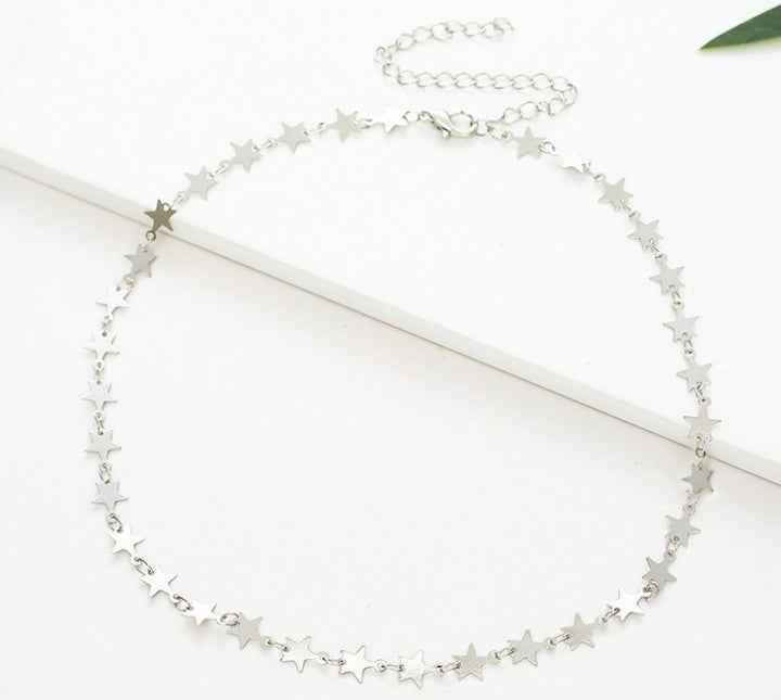 Star Motif Chain Necklace Kalsten