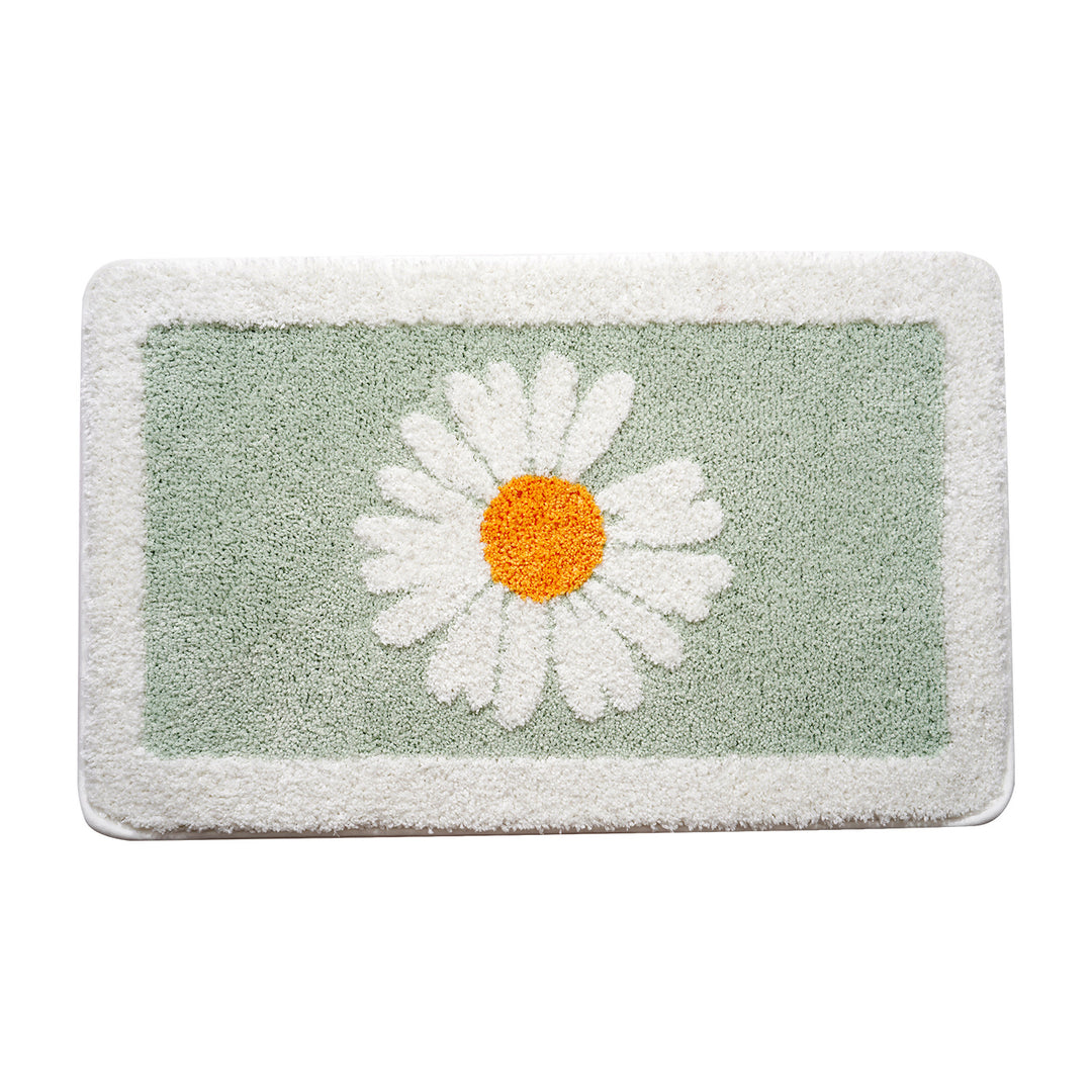 Decorative Floral Bath Mat Kalsten