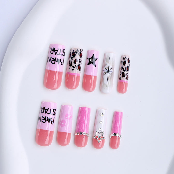 Artificial nails with creative designs and elegant accents Kalsten