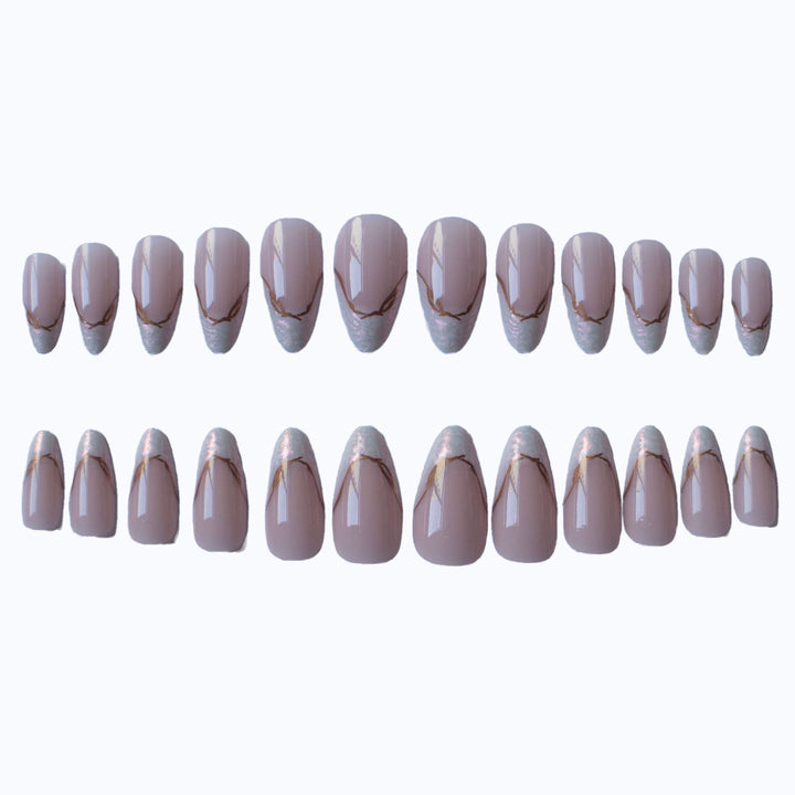 Stylish Long Stiletto Press-On Nails Kalsten