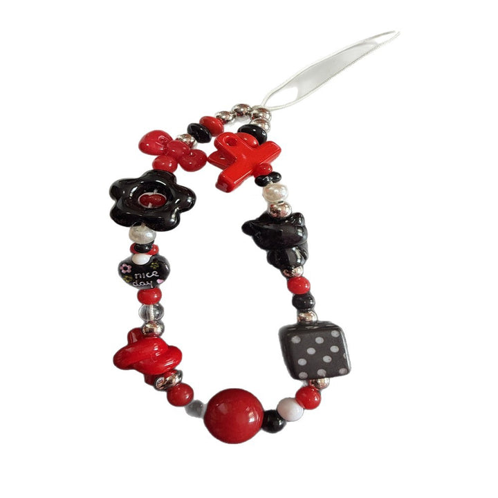 Decorative Charm Beaded Lanyard Kalsten