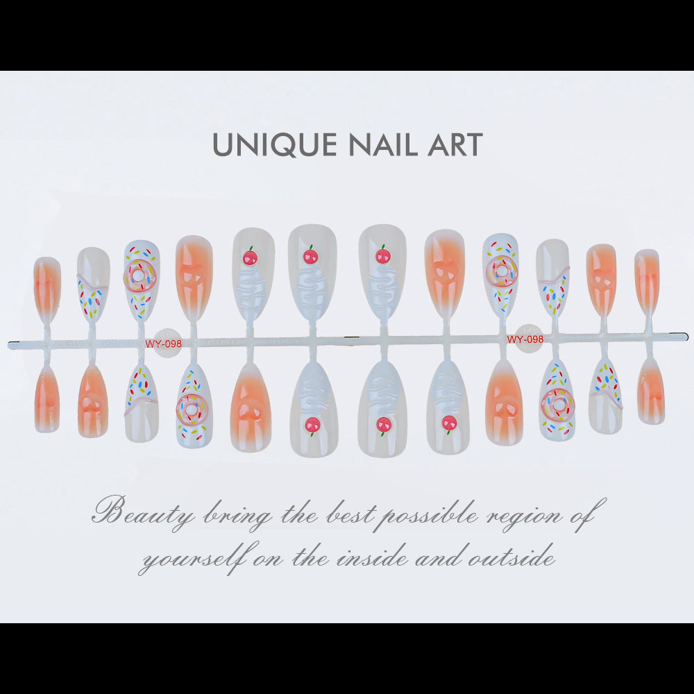Decorative Press-On Nails Set Kalsten
