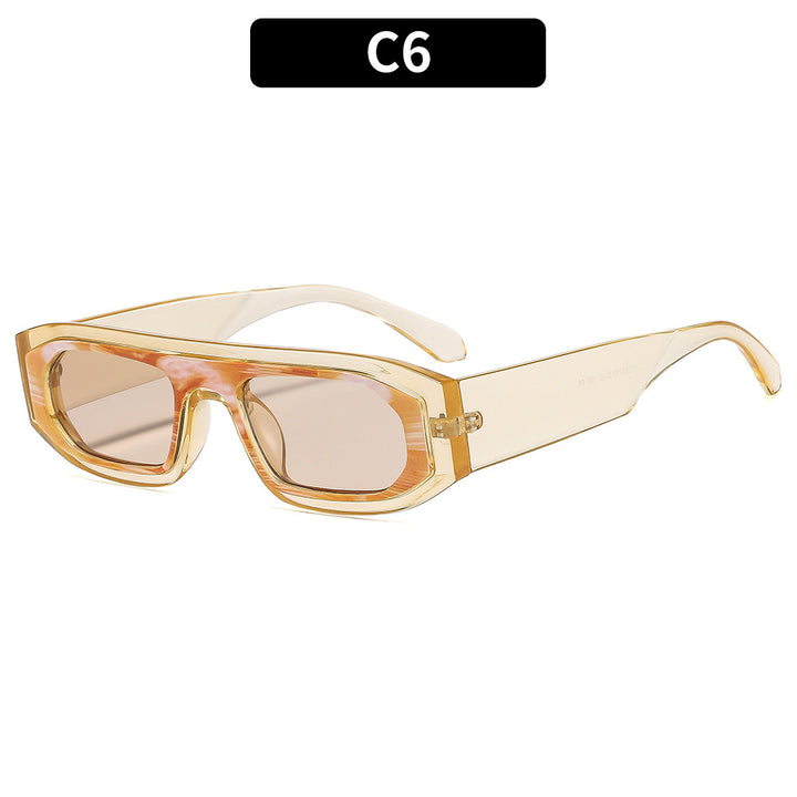 Geometric High-Frame Sunglasses