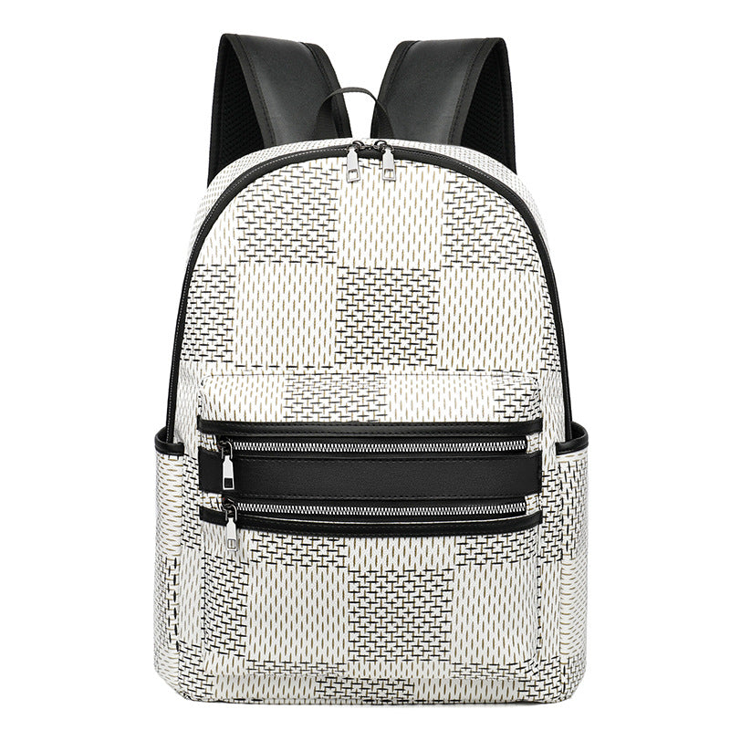 Chic Patterned Backpack