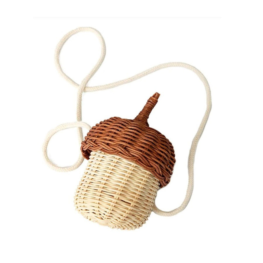 Whimsical Mushroom-Shaped Woven Storage Basket Kalsten