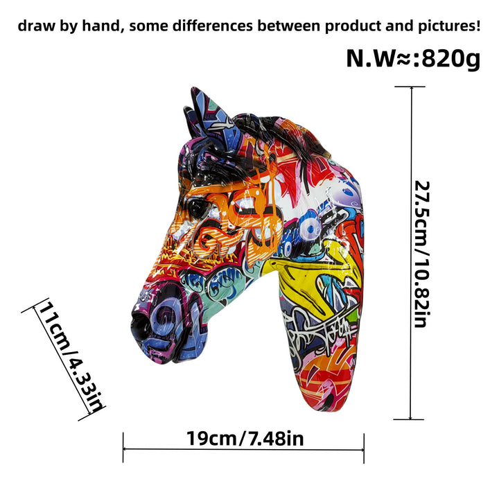 Decorative Horse Head Sculpture Kalsten
