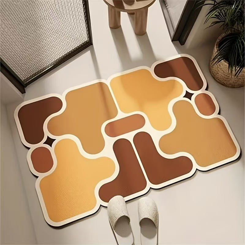 Modern Abstract Floor Mat Kalsten