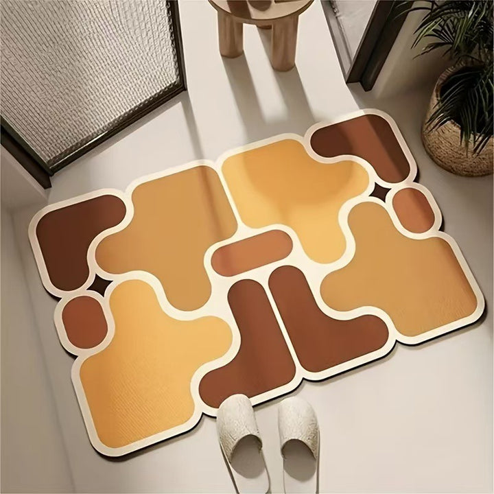 Modern Abstract Floor Mat Kalsten