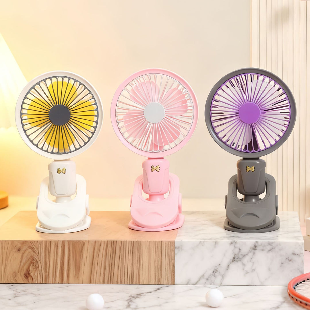 Women's Portable Table Fan with Multifunctional Mount Kalsten
