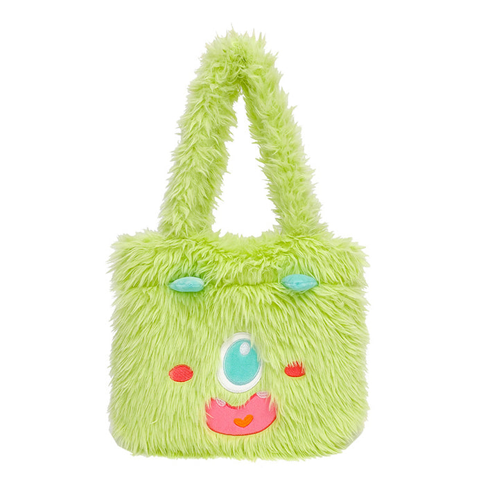 Plush Animal-Themed Handbag