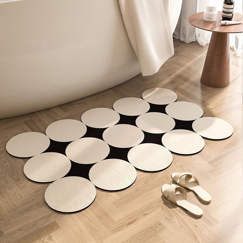 Abstract Shaped Bath Mat Kalsten