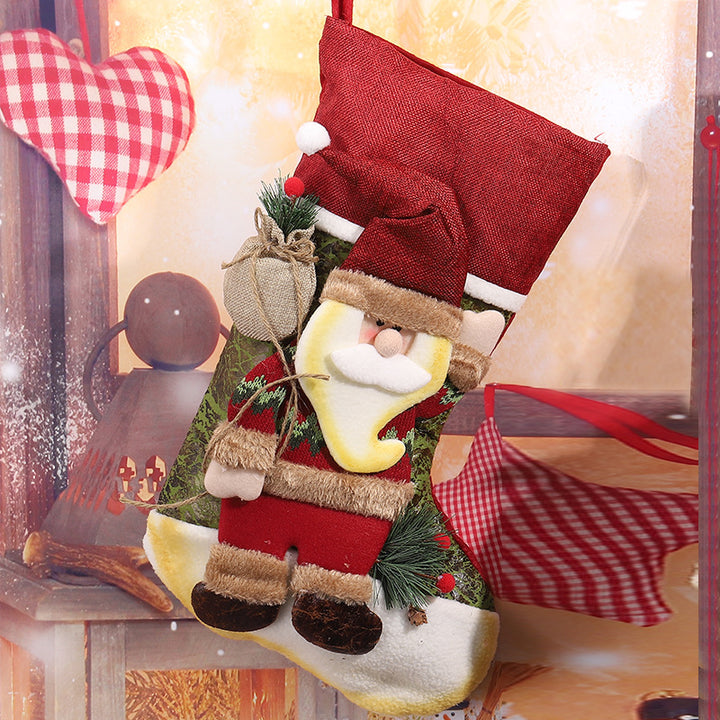 Cute Christmas stocking with reindeer design Kalsten