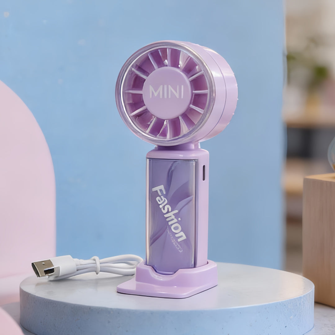Portable Mini Hand Fan with Ergonomic Design and USB Charging Function Kalsten