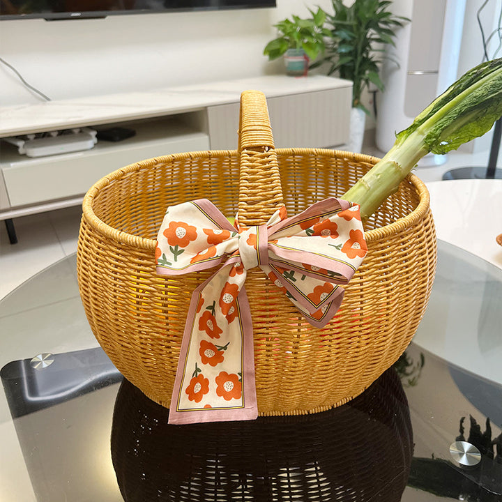Handcrafted Woven Utility Storage Basket Kalsten