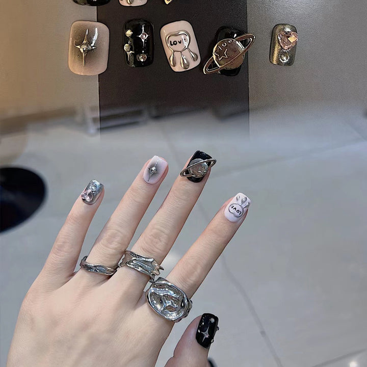 Decorative Press-On Nail Art Set Kalsten